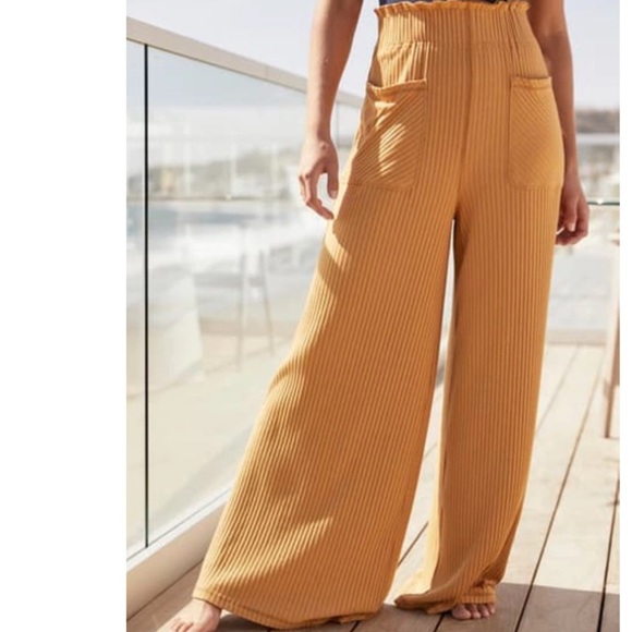 FREE PEOPLE FP MOVEMENT Toasted Coconut Blissed Out Wide Leg - Picture 4 of 10